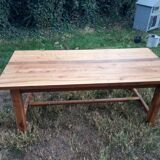 Solid oak farm table