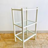 Off-white Bakelite shelf by Makio Hasuike for Gedy 1970