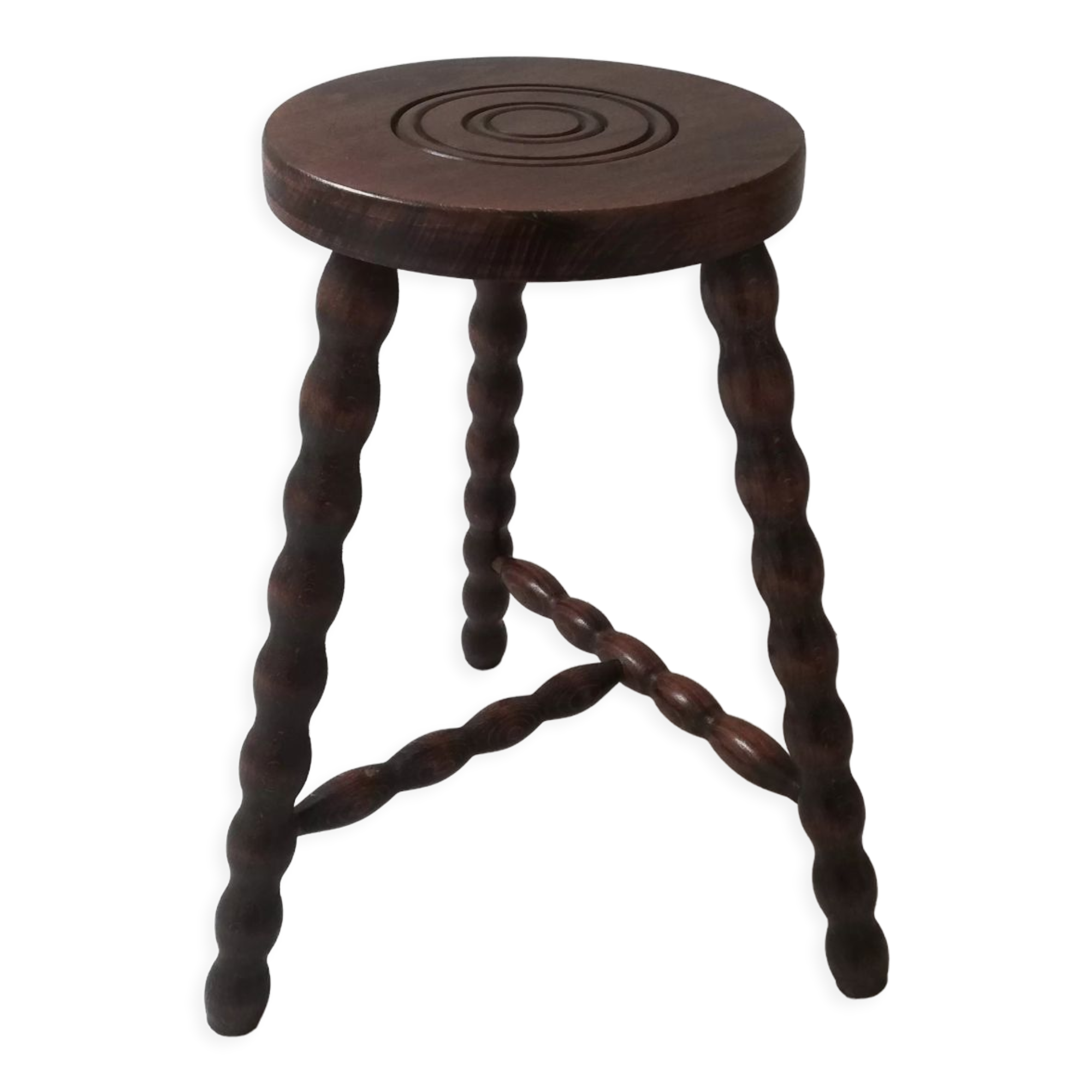 Vintage tripod stool