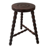 Tabouret tripode vintage