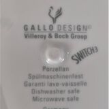 Villeroy & boch, by gallo design, switch 3 model - important breakfast service from the 90s