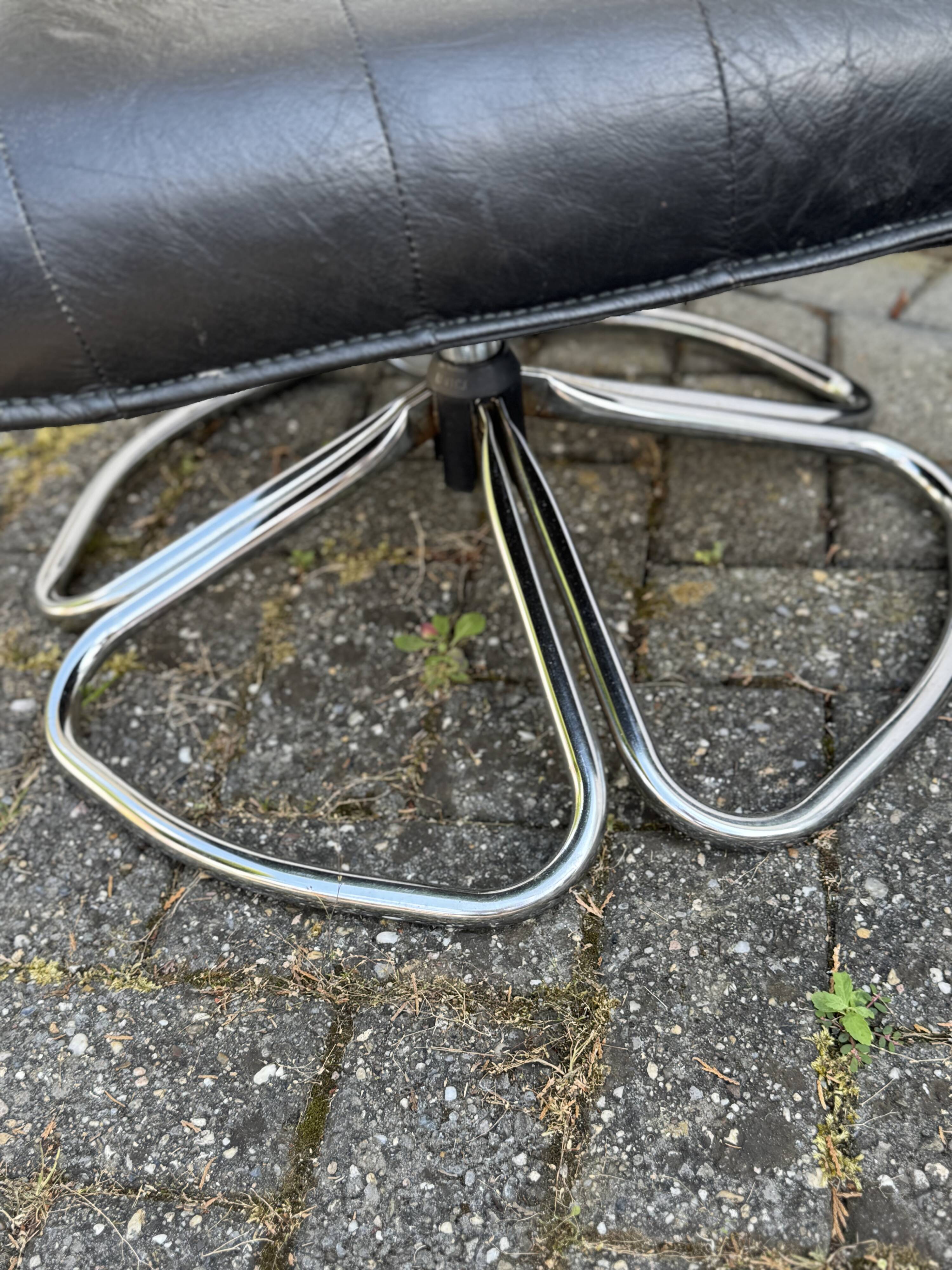 Unico of Denmark Leather Ottoman