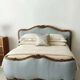 Antique French Louis XV Bed Demi Corbeille Double