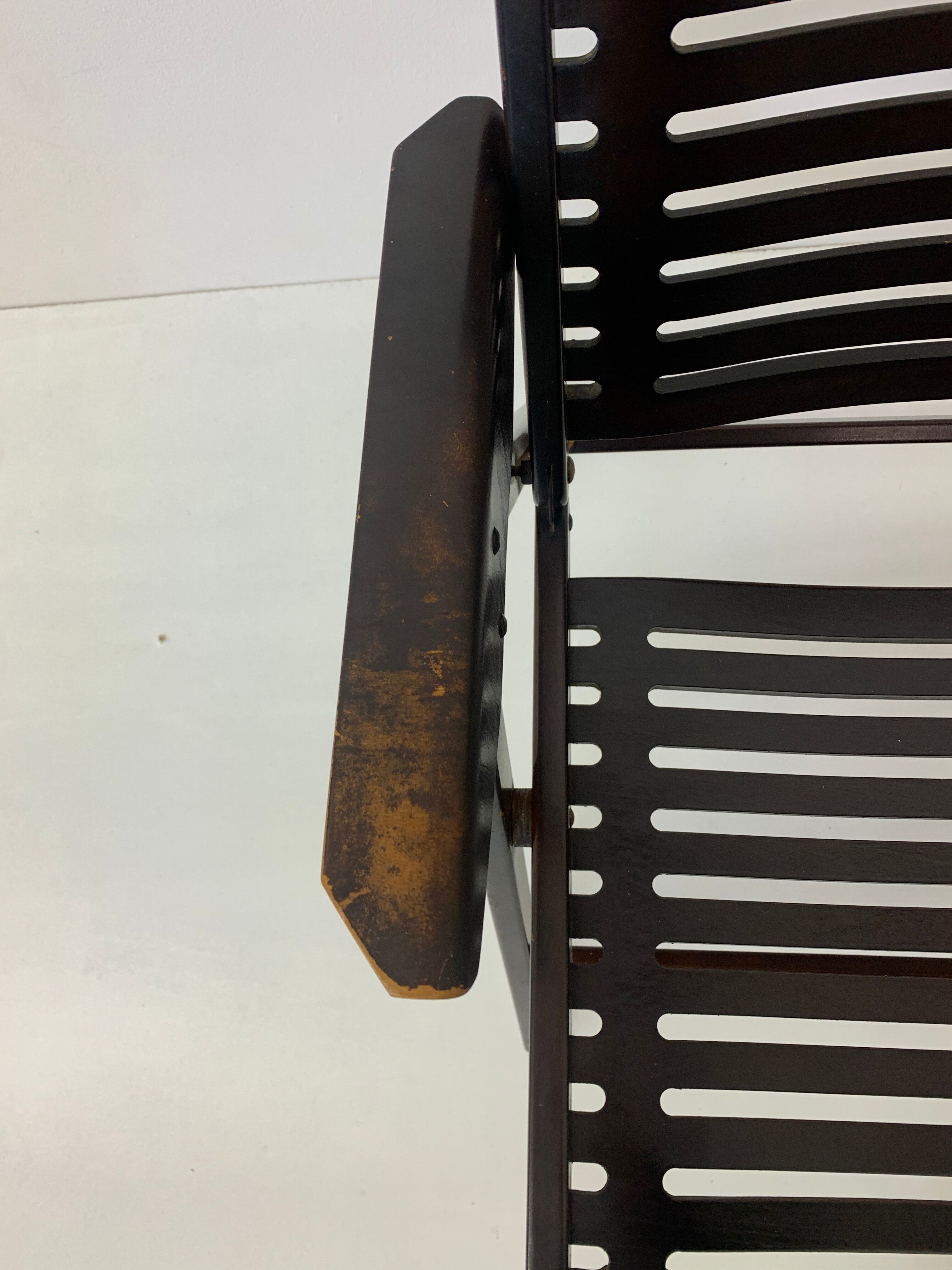 Fauteuil pliant Niko Kralj Rex, milieu du siècle, années 1950