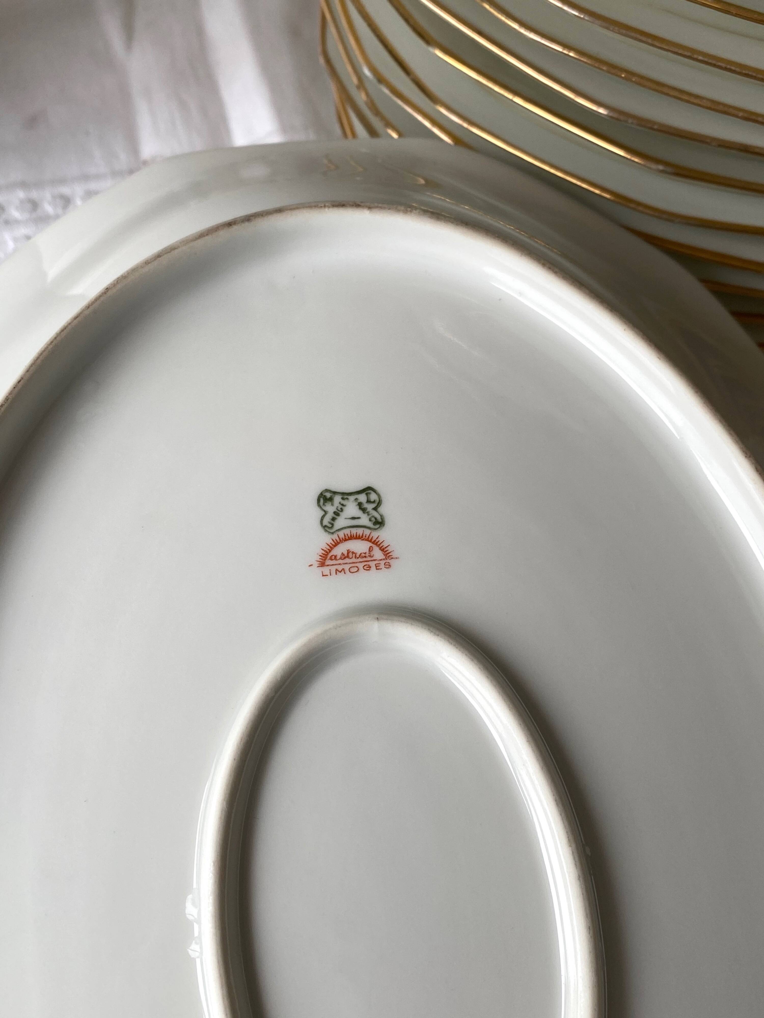 Limoges porcelain dish