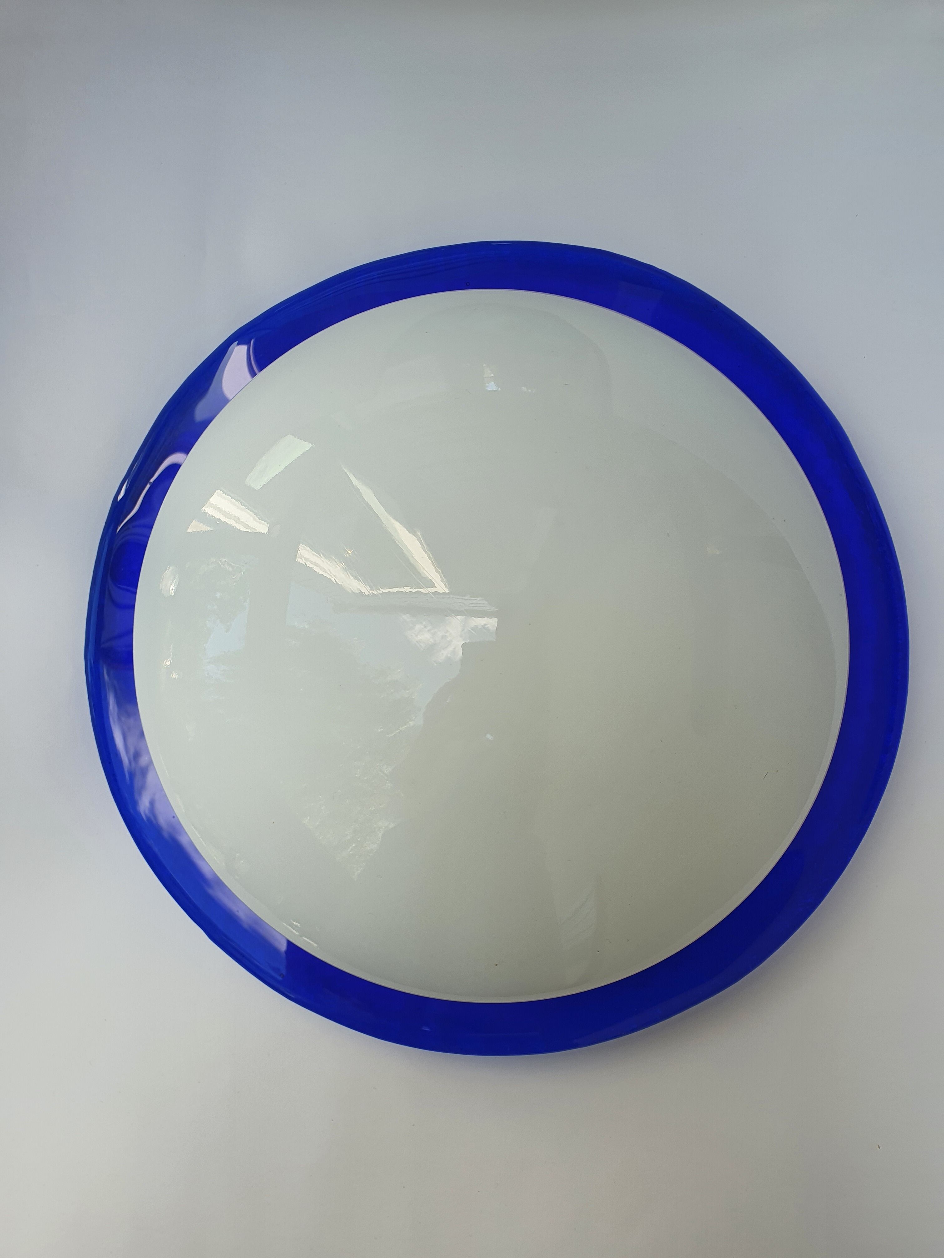 Grande applique murale ou plafonnier verre Murano années 70