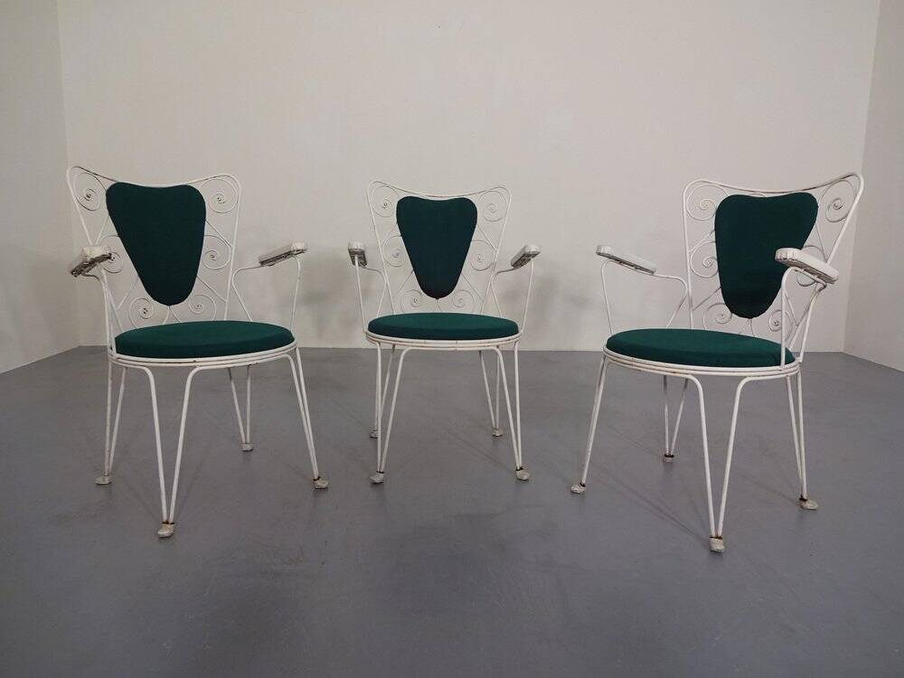 Garden Sofa and Chairs from Mauser, 1960s, Set of 4