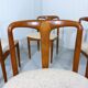 Set of 6 Johannes Andersen teak dining chairs Juliane