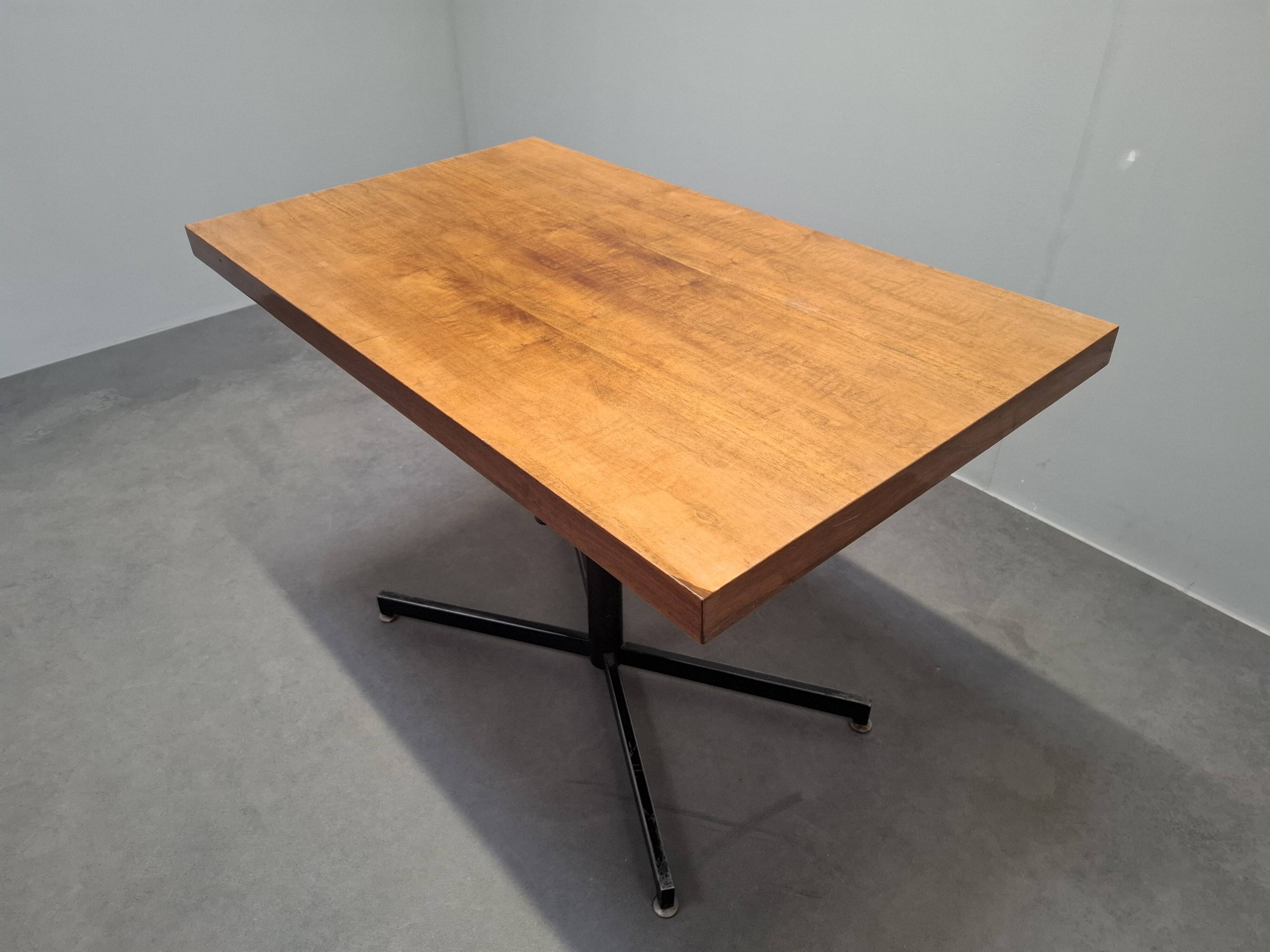 Height Adjustable Oak Table by ILSE Möbel, Germany, 1970s, Mid-Century