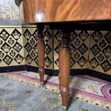 Louis Philippe half-moon dining table with 8 extensions 430 cm