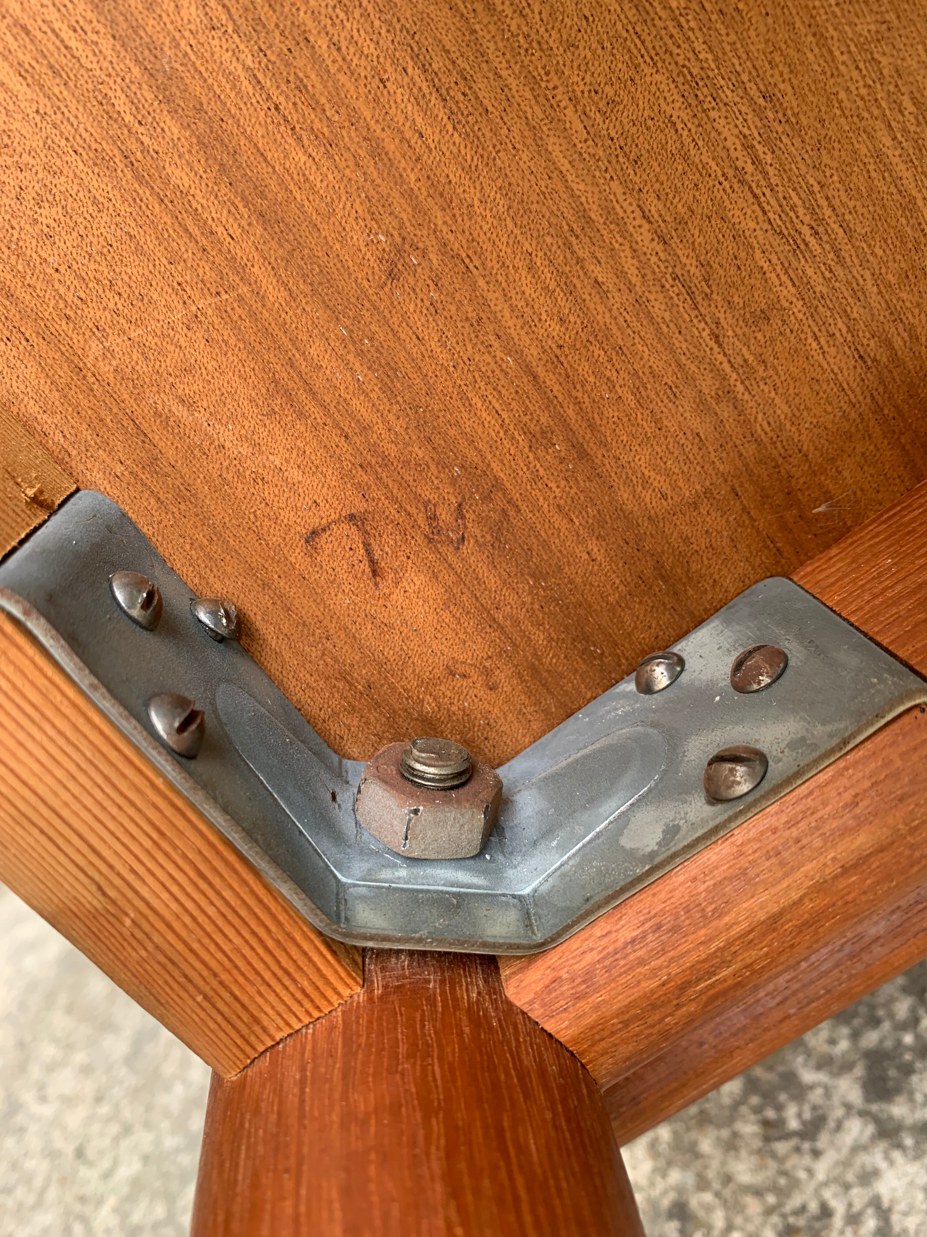 Secretary chest of drawers Teak by Arne Wahl Iversen for Falster Modelfabrik 1960