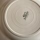 Set of 8 flat plates Ivory from Sarreguemines to godrons 24.5cm