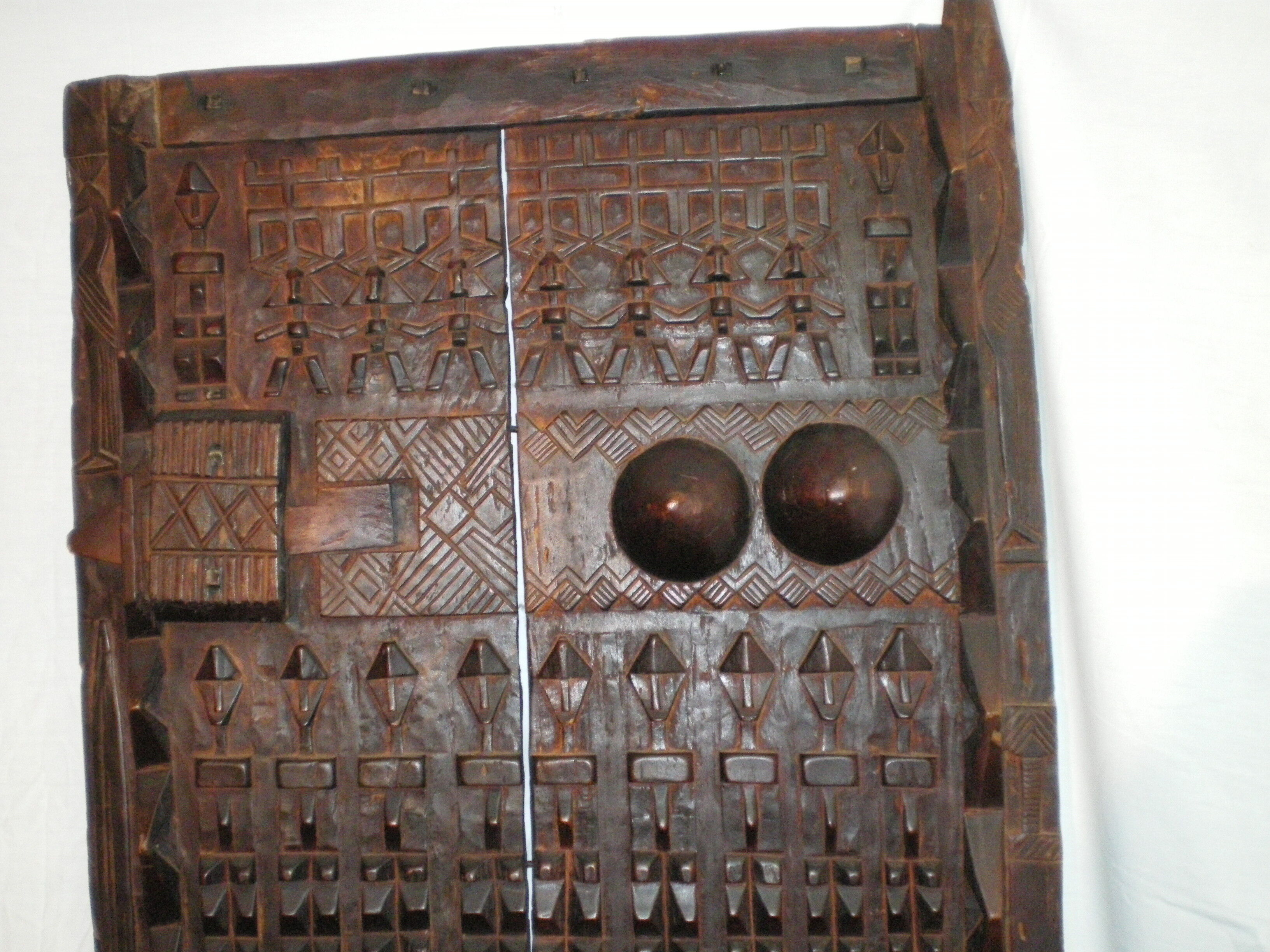 Old Dogon attic door