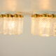 Pair of Midcentury Ceiling Lamps,Napako, 1970s