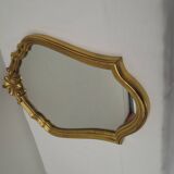 Louis XV style golden tower mirror, medium size