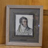 French School around 1820, Portrait of a Young Man, Drawing