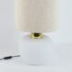 Pair of vintage opaline glass lamps, Limburg, 1968