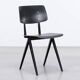 Industrial Galvanitas S16 Dining Chairs in Black, Netherlands