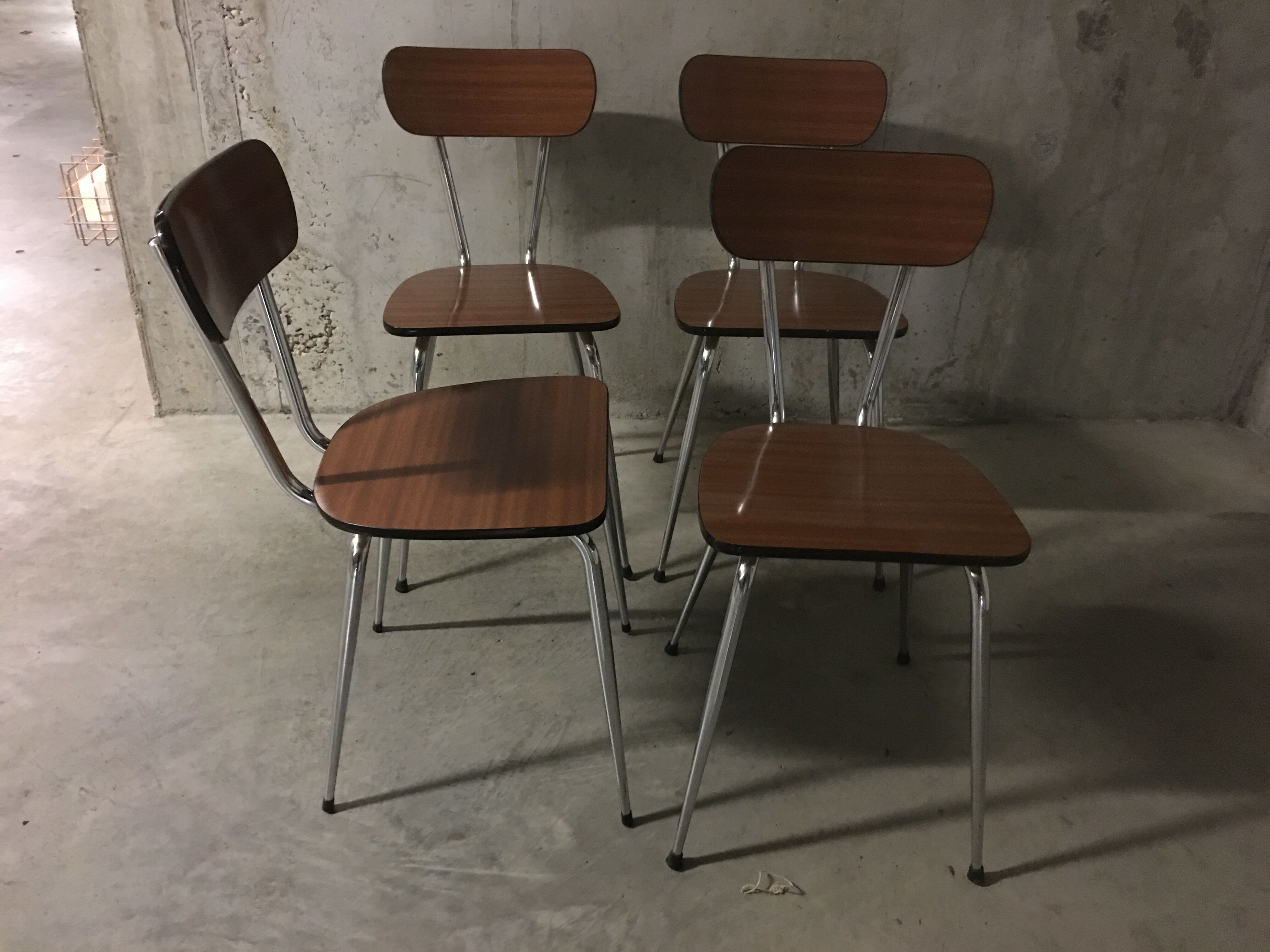Chairs in formica 60s