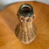 Vintage rattan bottle