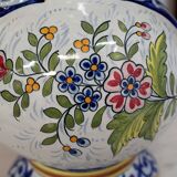 Paire de vases en faïence de quimper - fin xixe