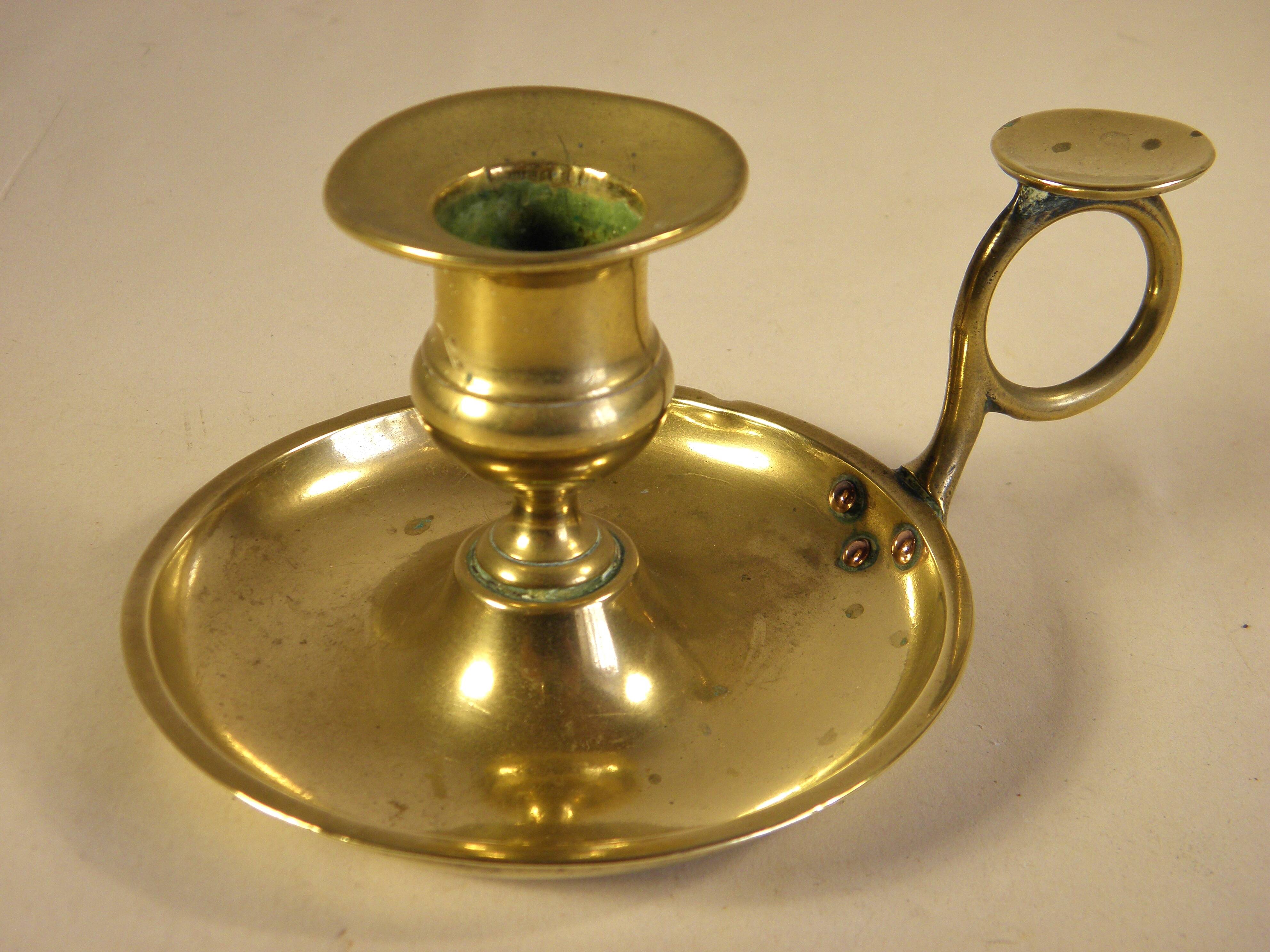 Brass candle holder 1970