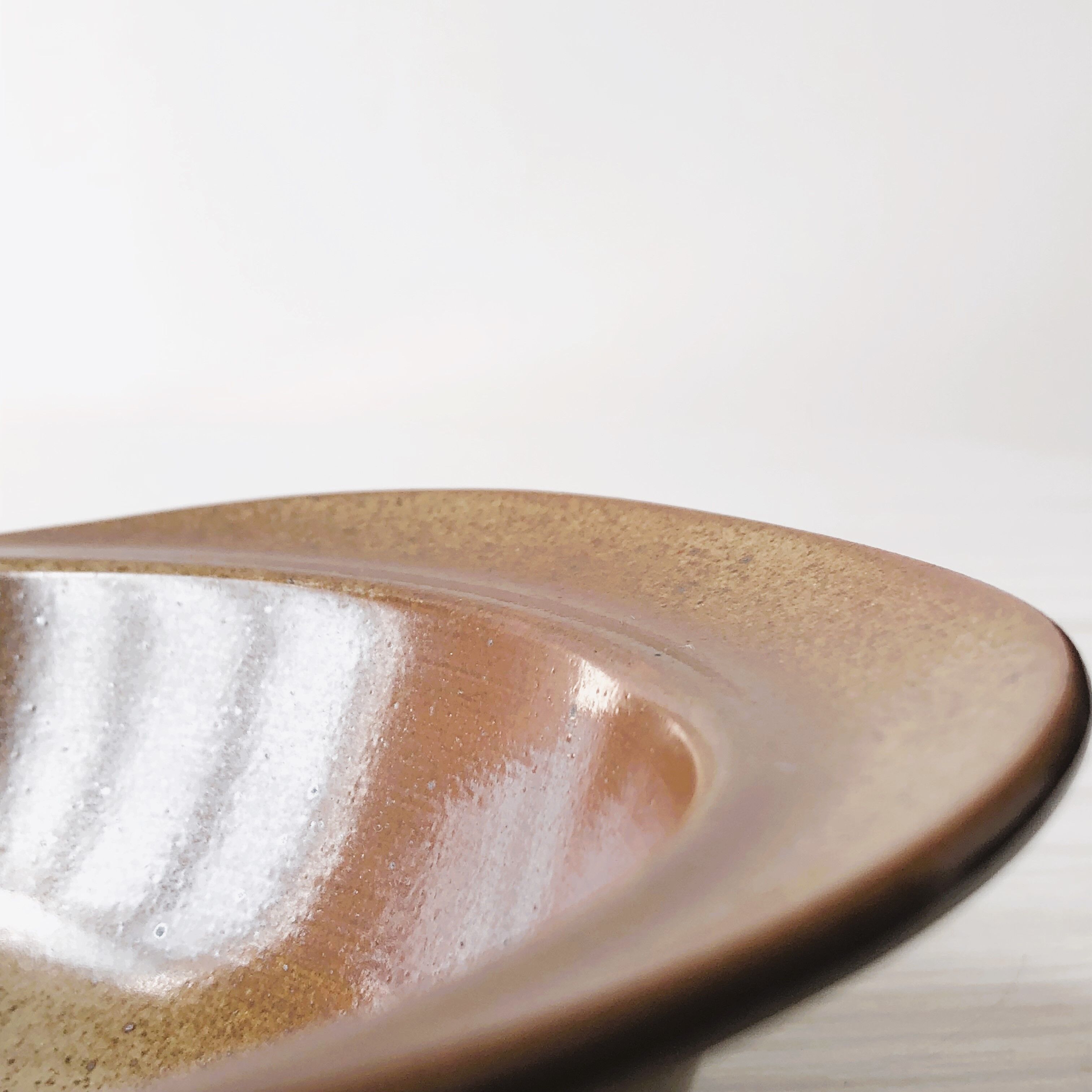 Set of 7 bowls with ears in spotted ceramic - TBE pyrite stoneware.