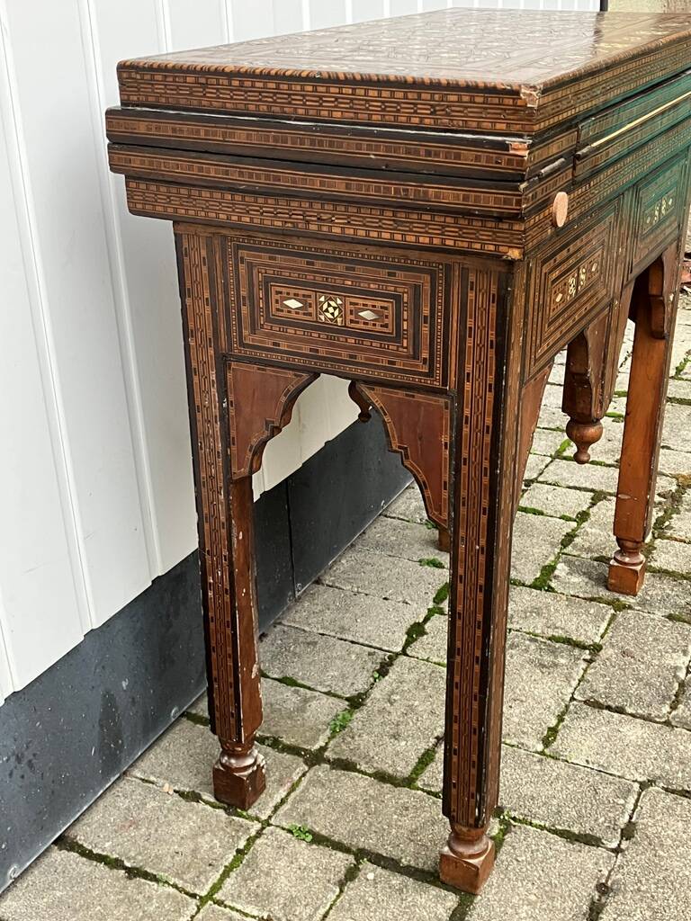 Marked game table, late 19th century to early 20th century, Syria.