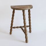 Wooden tripod stool