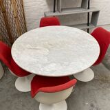 1970s marble round table