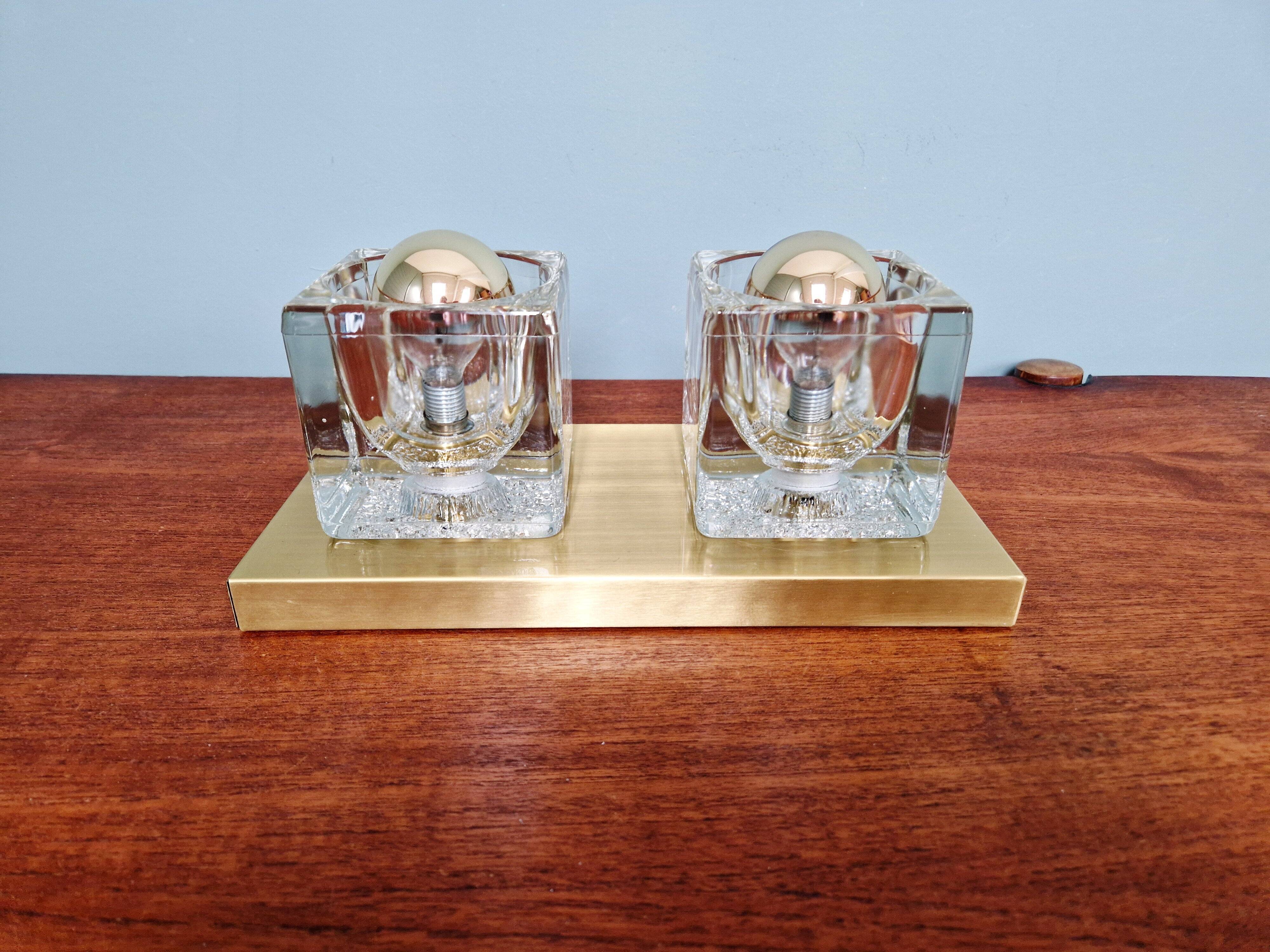 Double wall lamp Ice Cube, Peill & Putzler, 1970s
