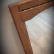 Miroir bois moustache