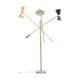 Lampadaire italien 3 bras articulable