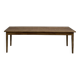 Farmhouse table with spindle legs in solid beech and ash