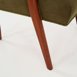 Armchair, teak construction, Scandinavian design of the 70s