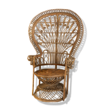 Armchair Emmanuelle Peacock Rattan
