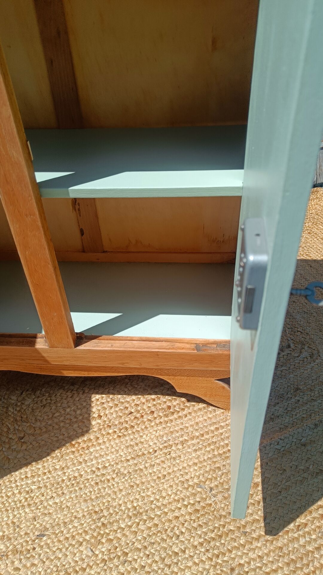 Revalued wood and green buffet