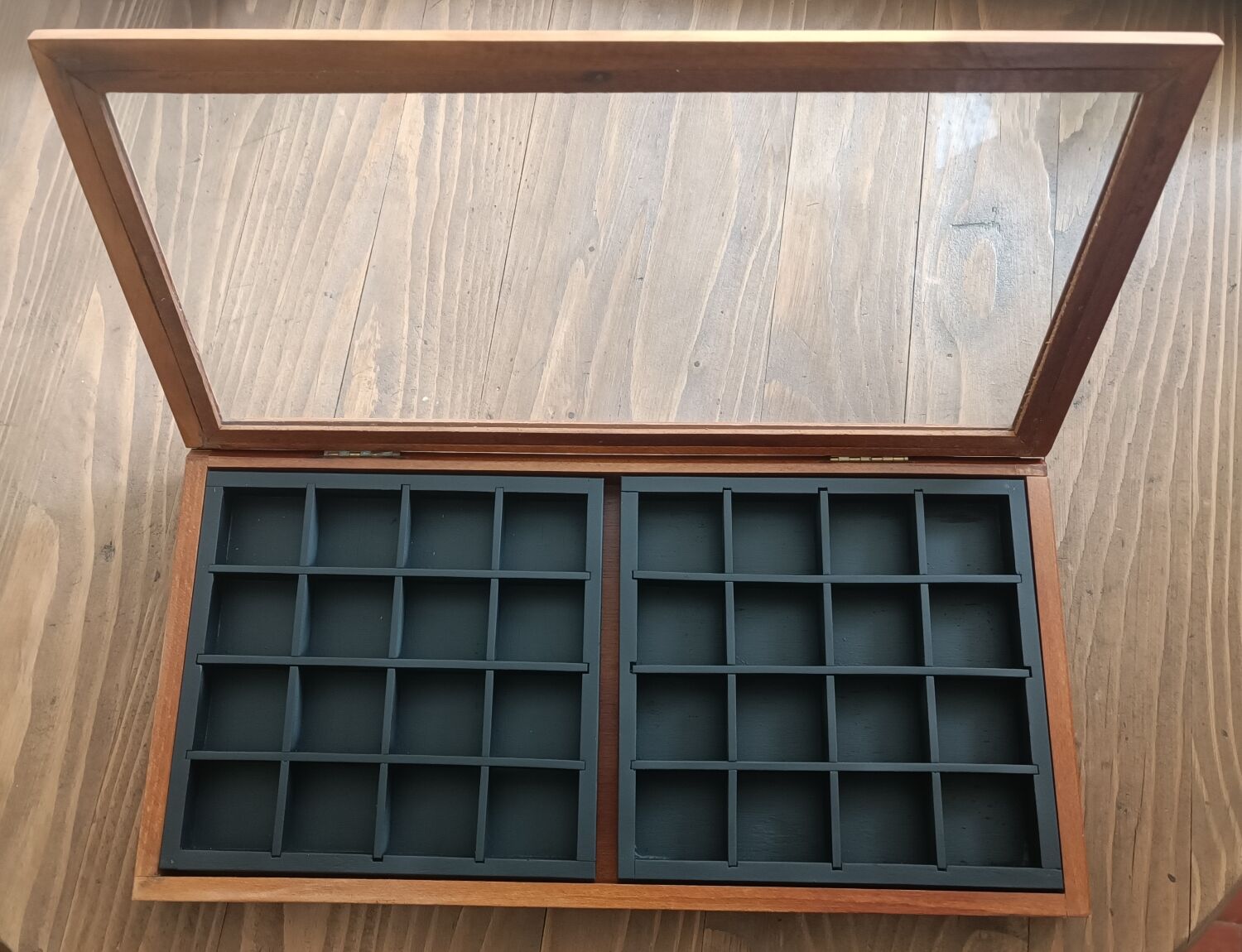 Wooden medal showcase