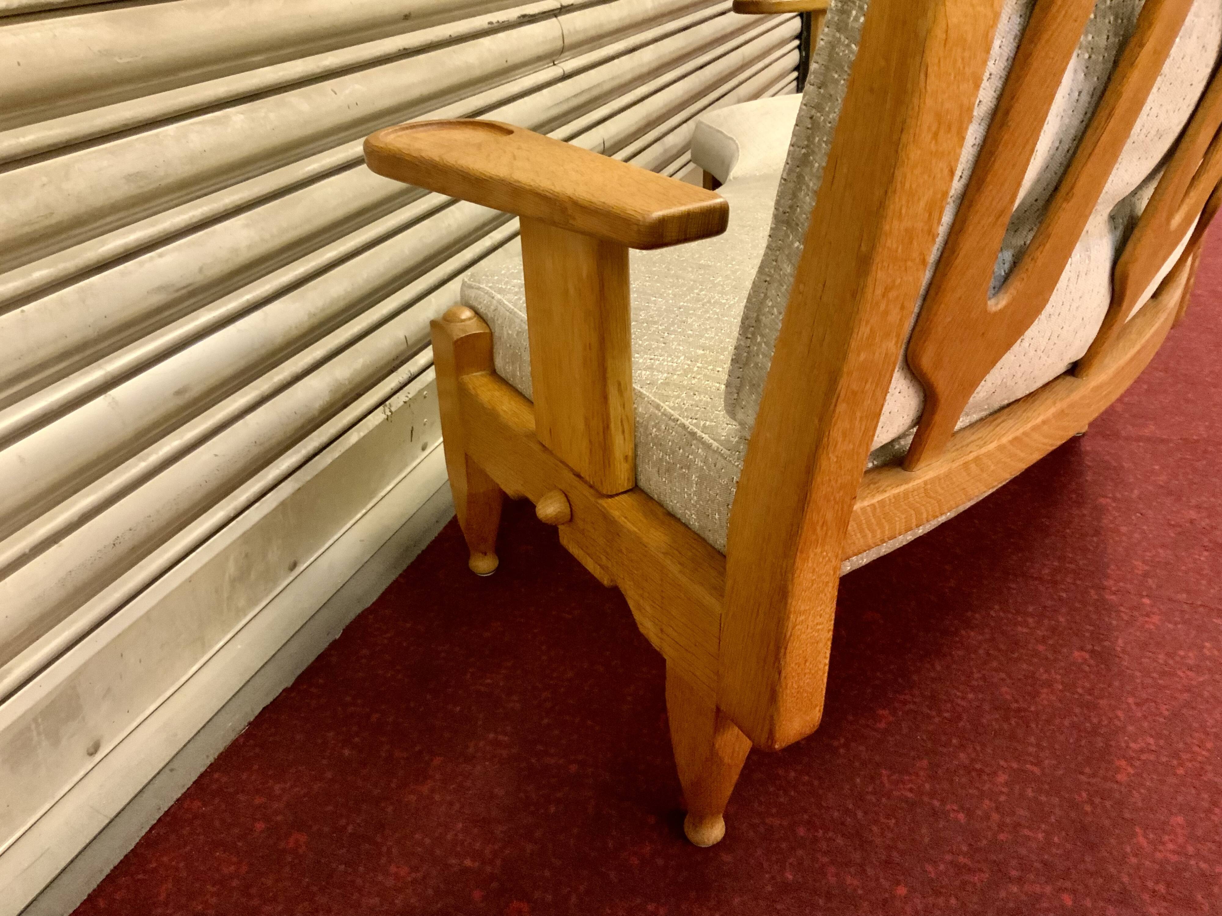 Sofa Guillerme and Chambron solid oak