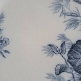 Assiettes plates anciennes dépareillées en faïence terre de fer