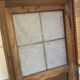 Antique tradesman's cupboard in walnut – mesh pantry – 19th century