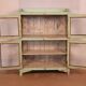 Old Burmese teak dresser original pistachio green patina