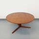 Bernhard Pedersen & Son Vintage Danish Scandinavian Round Coffee Table Teak
