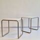 Pair of Bauhaus B9 side tables by Marcel Breuer for Tecta.
