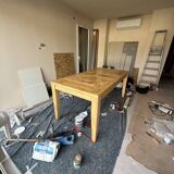 Table en bois massif