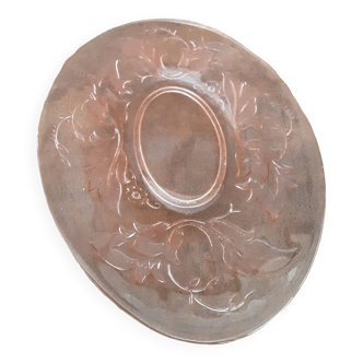 Plat verre rose original