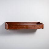 Rosewood wall console with two drawers