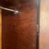 Bauhaus Wardrobe in Palisander Optic, Steel Tube and Chrome, Germany, 1930s