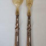 Pair of silver cutlery