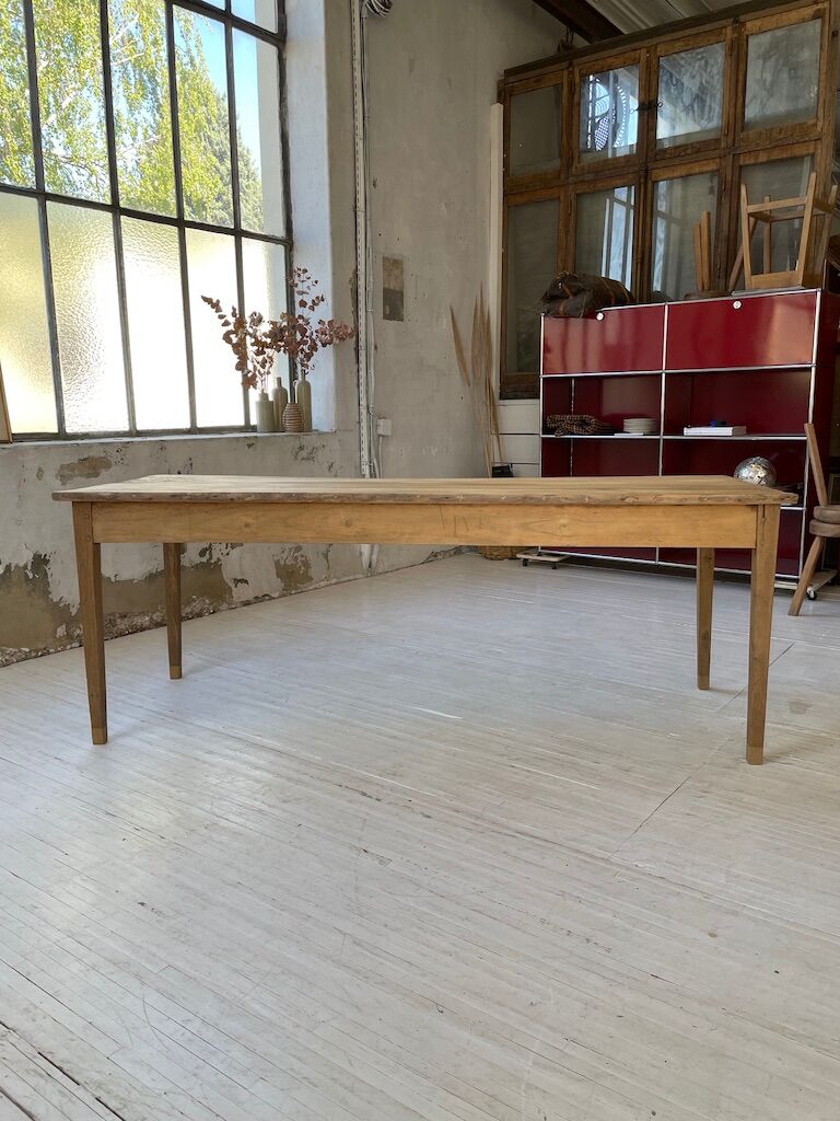 Oak and pine farm table 2m